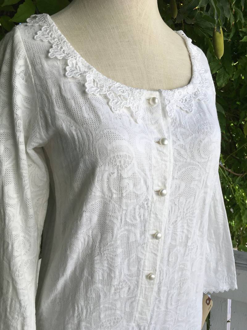 Baumwolle Damast 80 Overall #201 in Weiß Größe Ps von KatherineHarestad