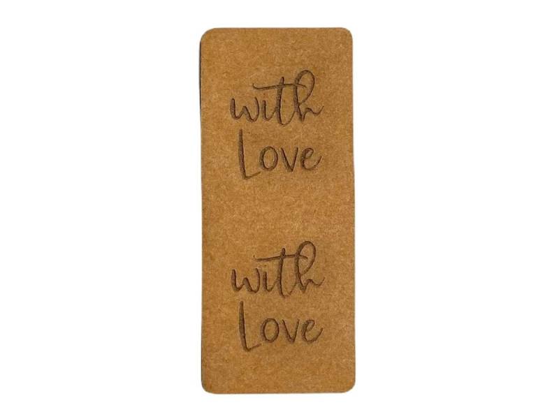 5 Stück Snappap Klapplabels Mit Spruch With Love - Labels Zum Aufnähen 5 Stück Snappap Klapplabels Mit Spruch With Love - Labels Zum Aufnähen von KathiKunterbuntShop