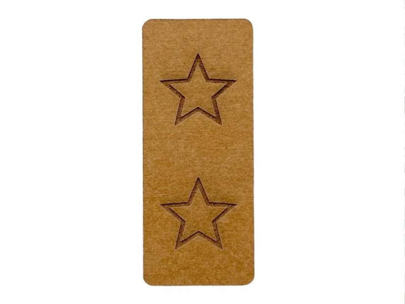 5 Stück Snappap Klapplabels Mit Stern - Labels Zum Aufnähen 5 Stück Snappap Klapplabels Mit Stern - Labels Zum Aufnähen von KathiKunterbuntShop