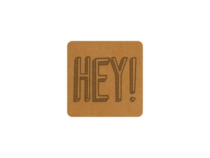 5 Stück Snappap Labels Mit Spruch Hey - Zum Aufnähen 5 Stück Snappap Labels Mit Spruch Hey - Zum Aufnähen von KathiKunterbuntShop