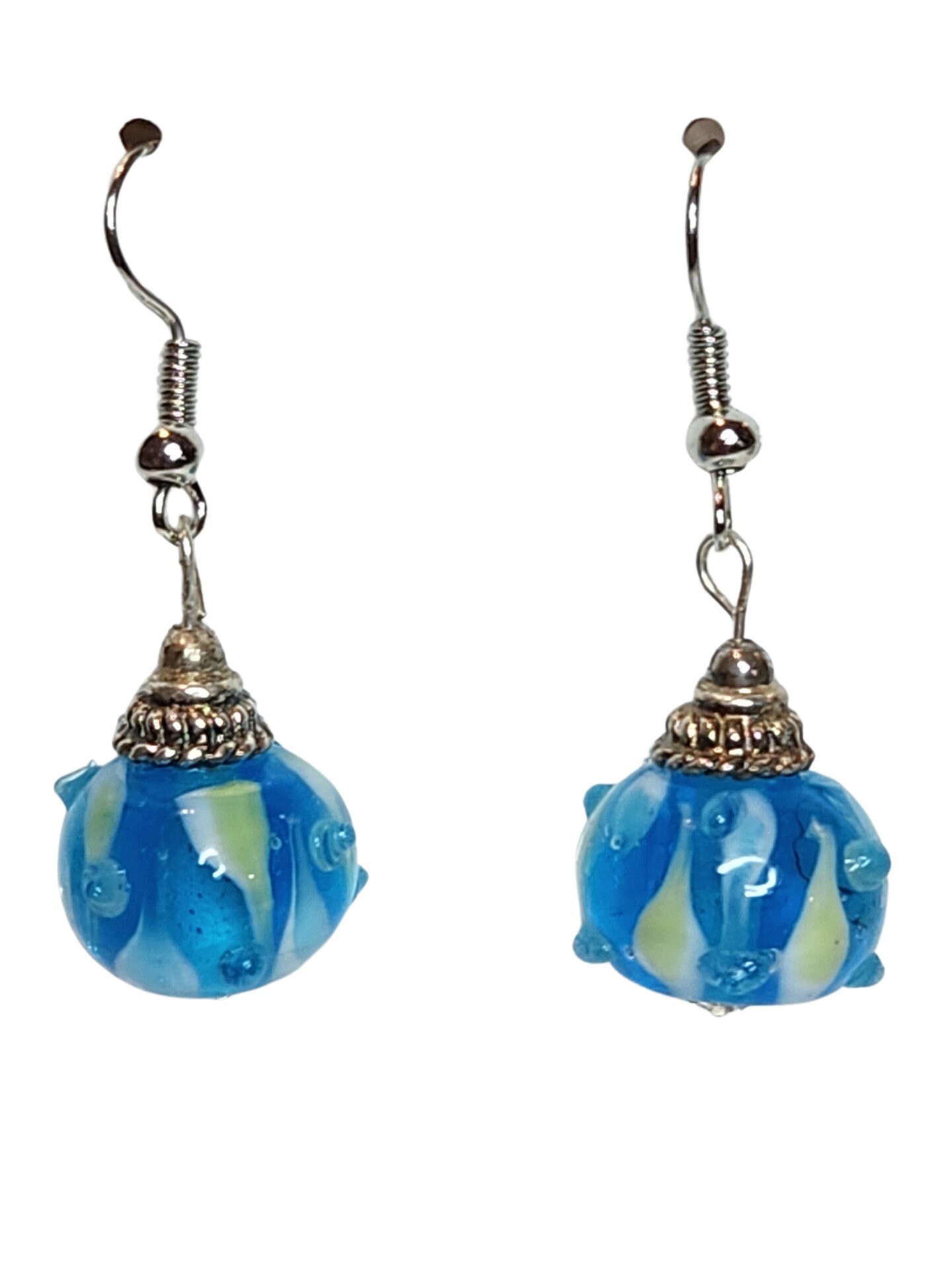 Blaue Swirl Ohrringe | E30 Blaue Swirl Ohrringe | E30 von KathiesJewelryDesign