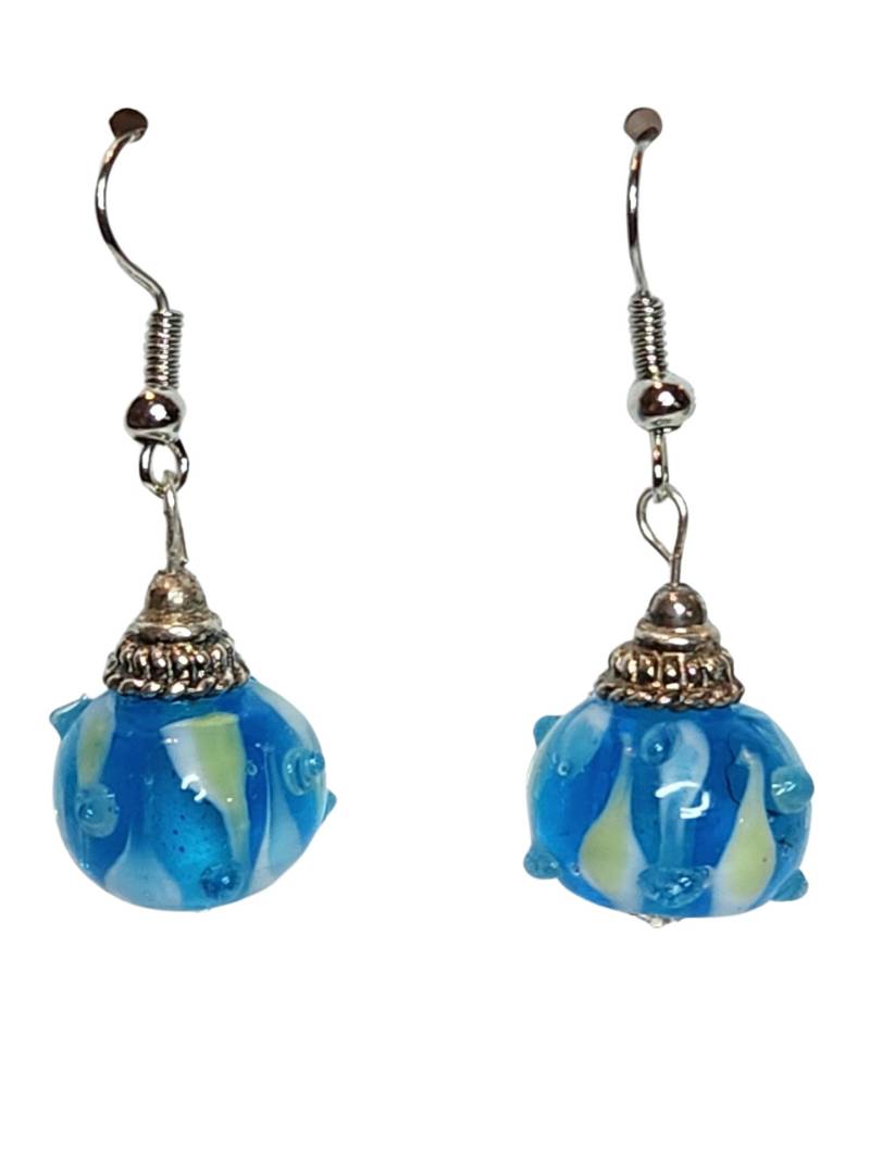 Blaue Swirl Ohrringe | E30 Blaue Swirl Ohrringe | E30 von KathiesJewelryDesign