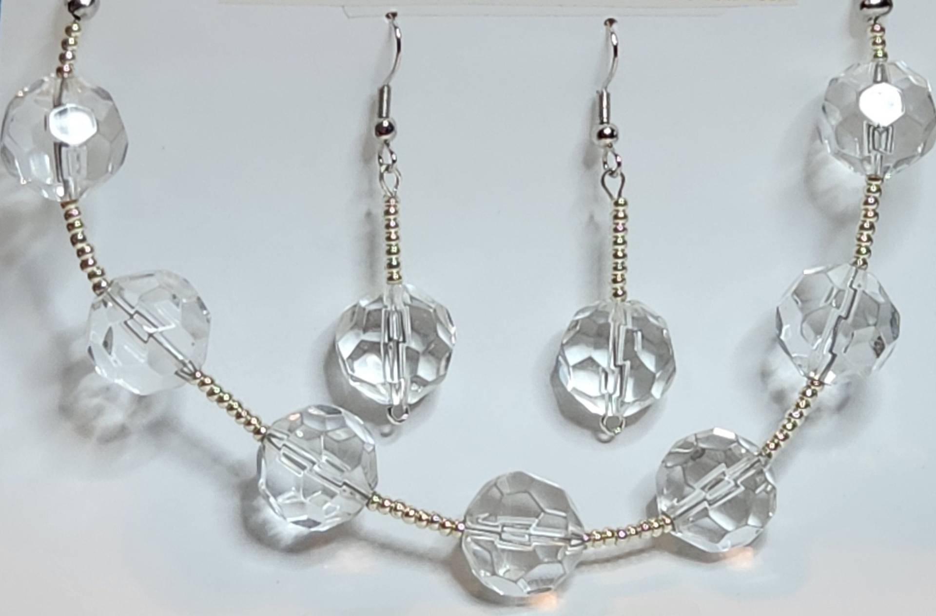 Klarglas Armband & Ohrringe Set | B2 Klarglas Armband & Ohrringe Set | B2 von KathiesJewelryDesign