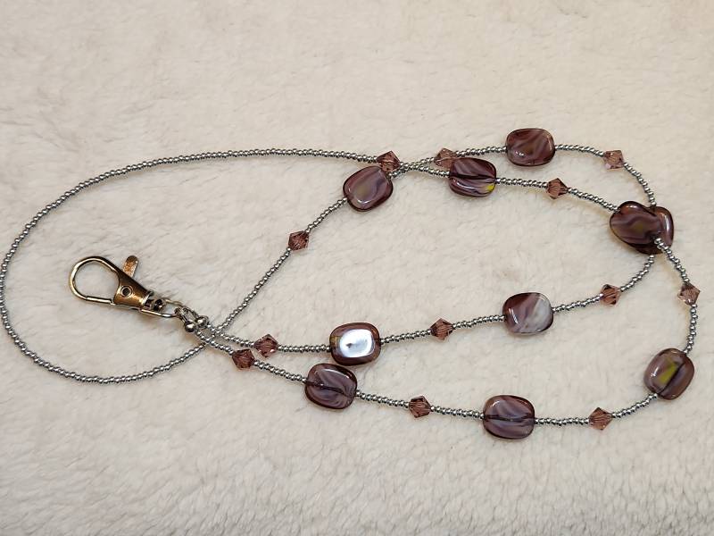 Lanyard/Ausweishalter | Jasmine Lanyard/Ausweishalter | Jasmine von KathiesJewelryDesign