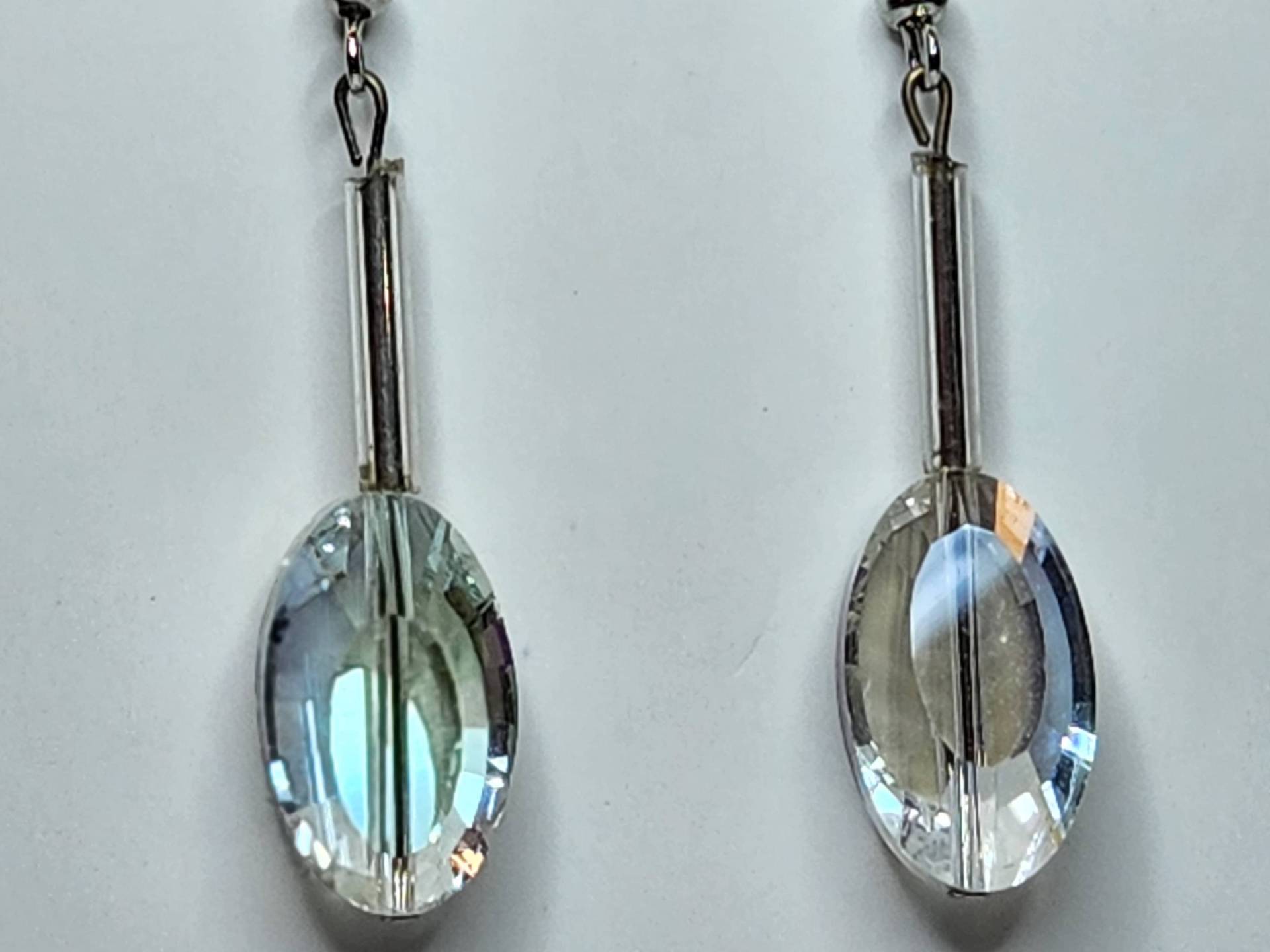 Oval Glas Ohrringe | E32 Oval Glas Ohrringe | E32 von KathiesJewelryDesign