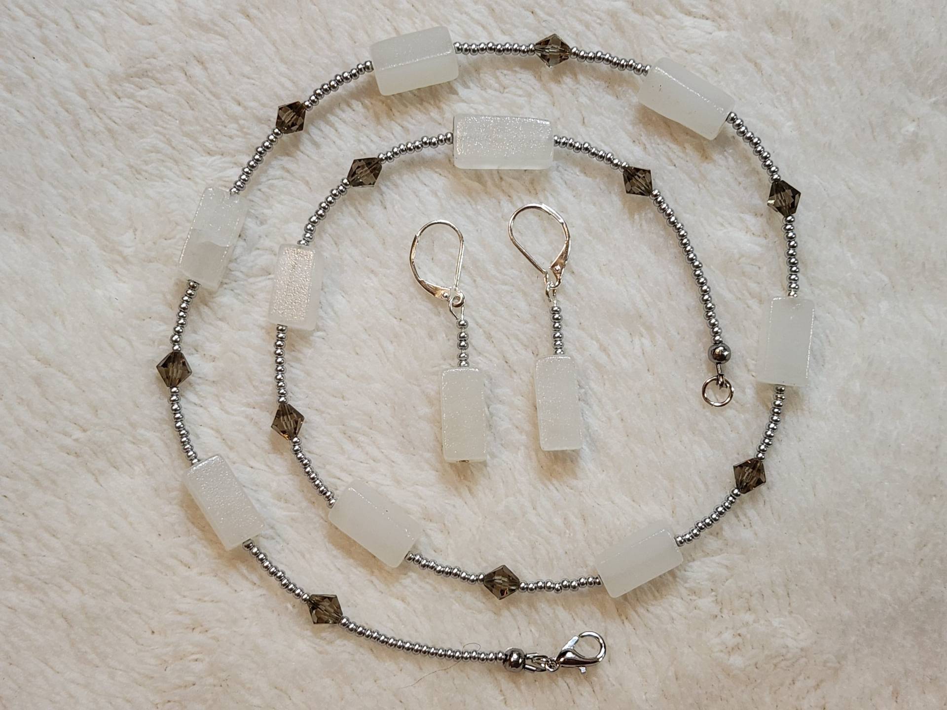 Perlmutt Halskette & Ohrringe | N14 Perlmutt Halskette & Ohrringe | N14 von KathiesJewelryDesign
