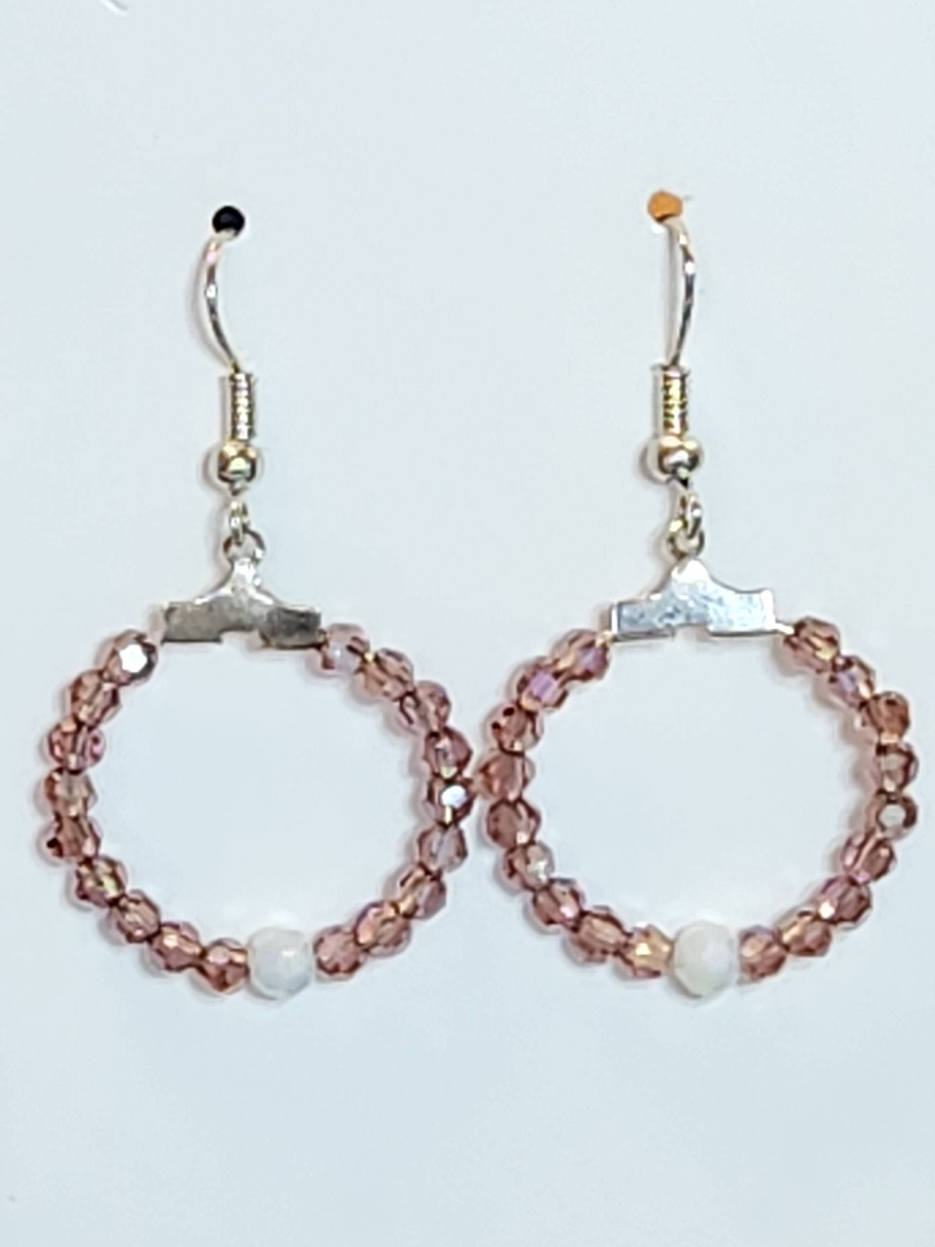 Violette Doppelkegel Creolen | E41 Violette Doppelkegel Creolen | E41 von KathiesJewelryDesign