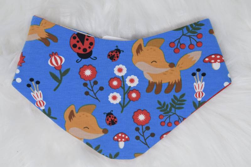 Halstuch "Kleiner Fuchs - Blau" von KathisHandmadeworld