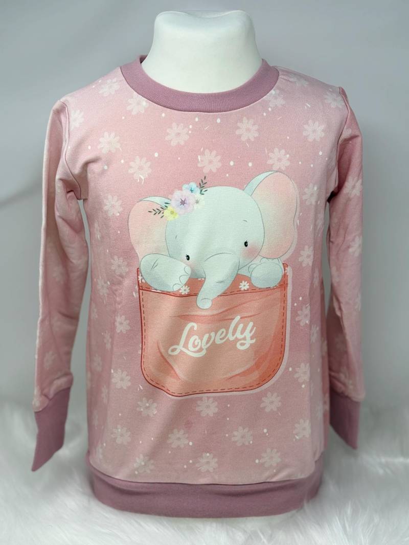 Langarmshirt "Elephant Lovely" von KathisHandmadeworld