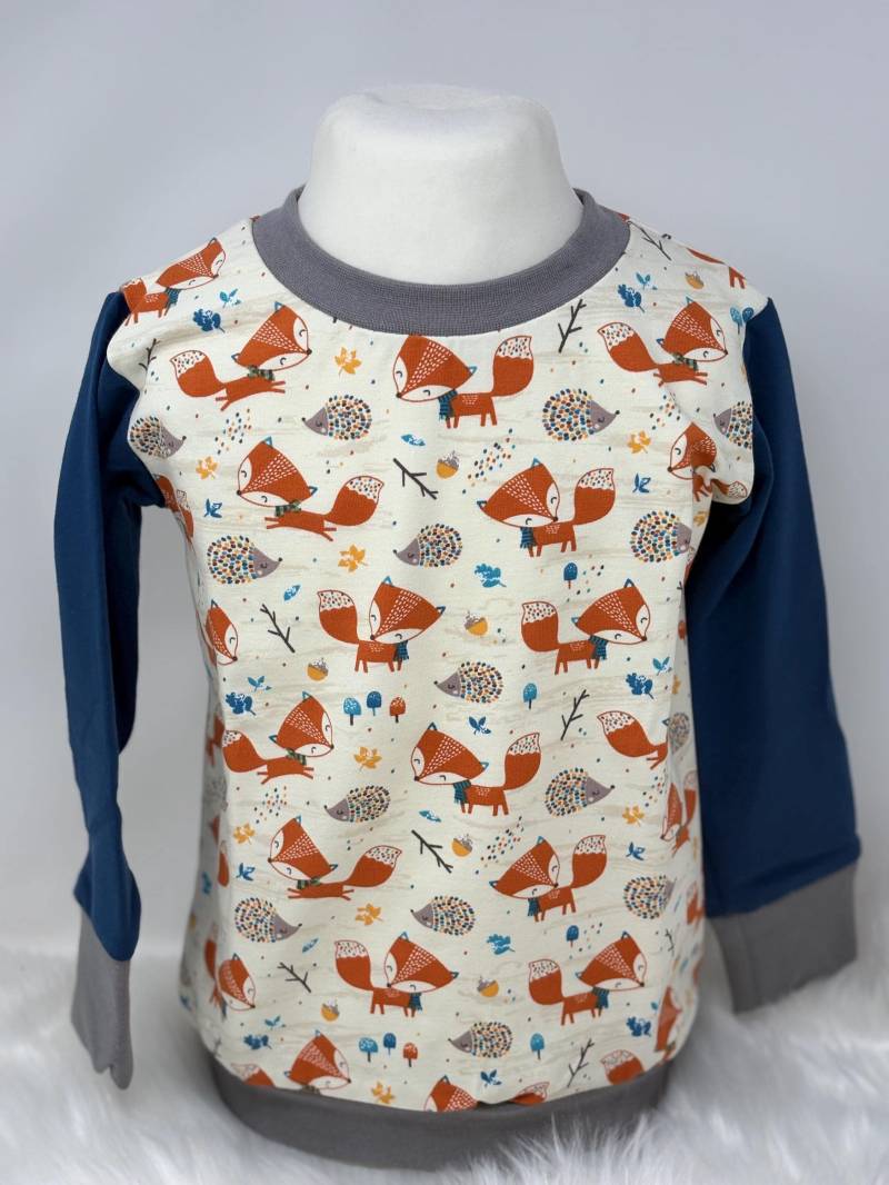 Langarmshirt "Fuchs Und Igel" von KathisHandmadeworld