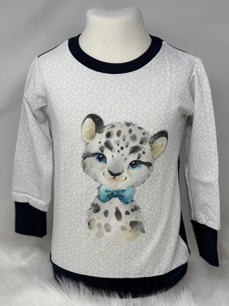 Langarmshirt "Leopard" - Größe 98/104 von KathisHandmadeworld