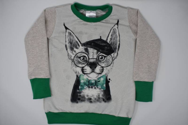 Langarmshirt "Luchs" von KathisHandmadeworld