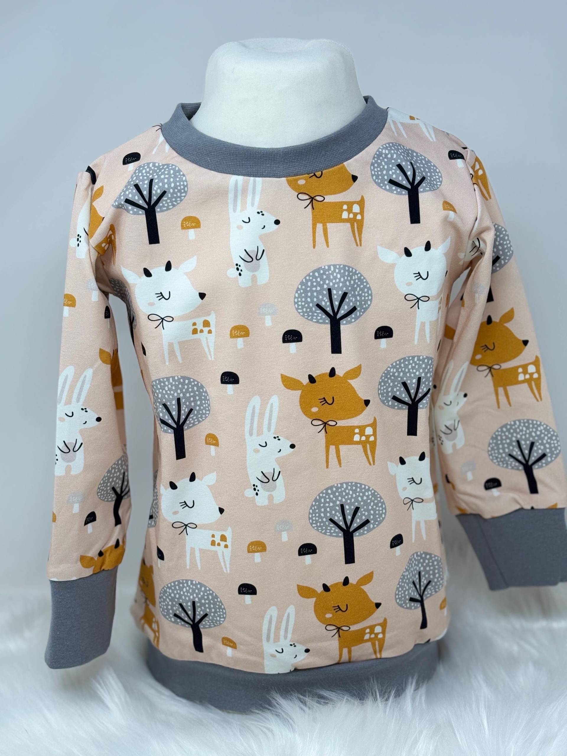 Langarmshirt "Reh/Comic" von KathisHandmadeworld