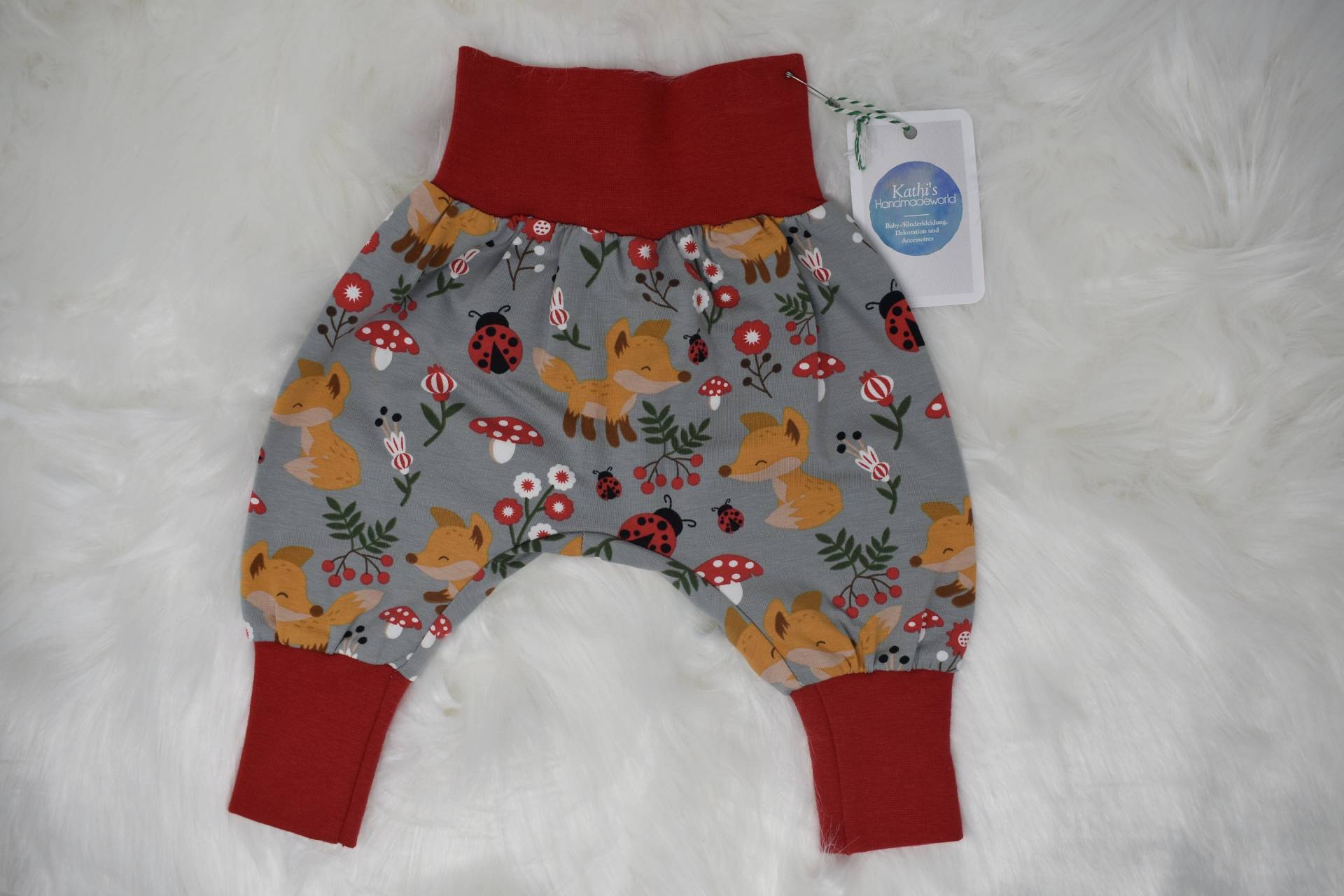 Pumphose "Kleiner Fuchs - Grau" von KathisHandmadeworld