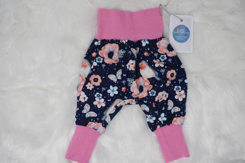 Pumphose "Rotkehlchen - Marine" von KathisHandmadeworld