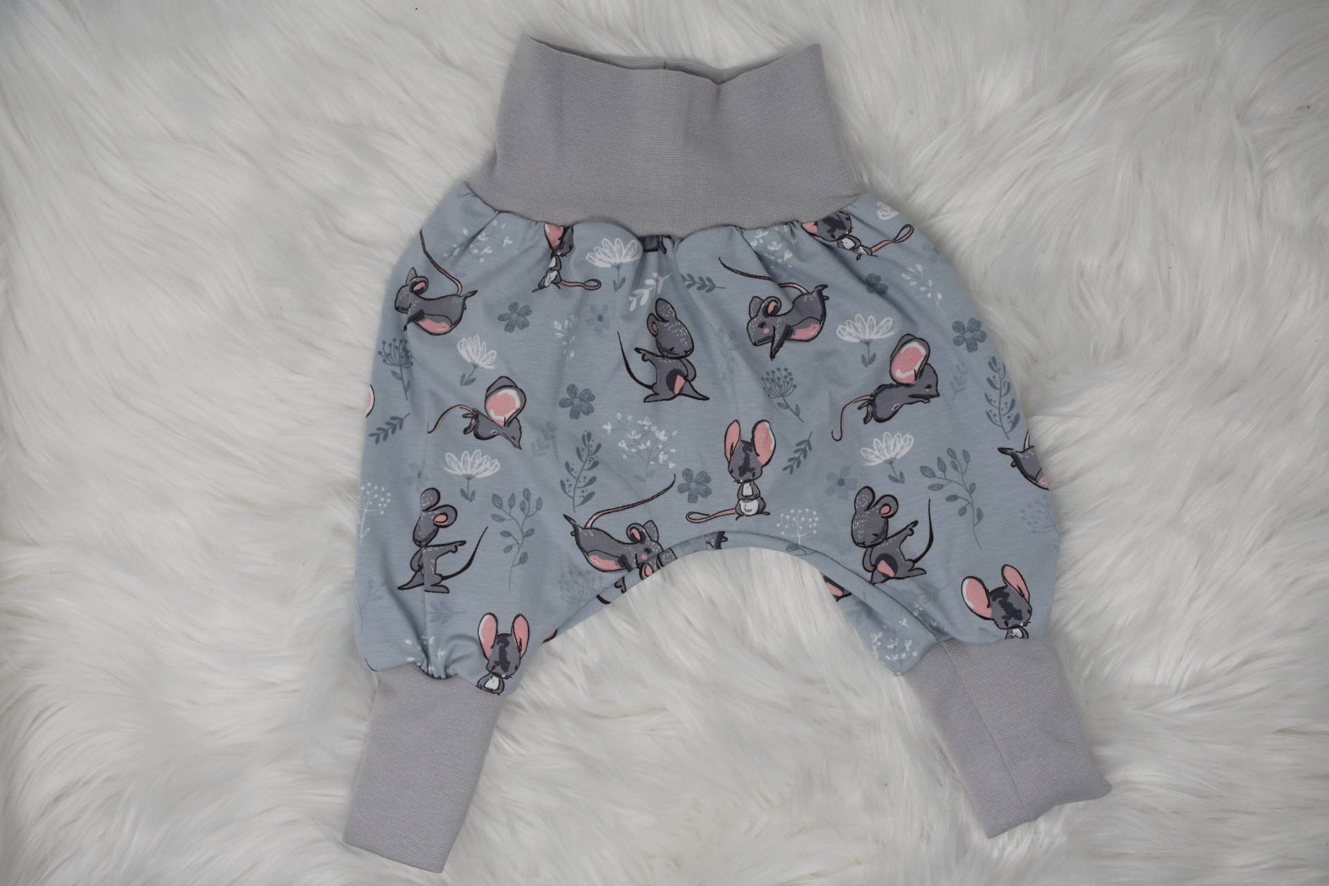 Pumphose "Sweet Animals - Maus Grau" von KathisHandmadeworld