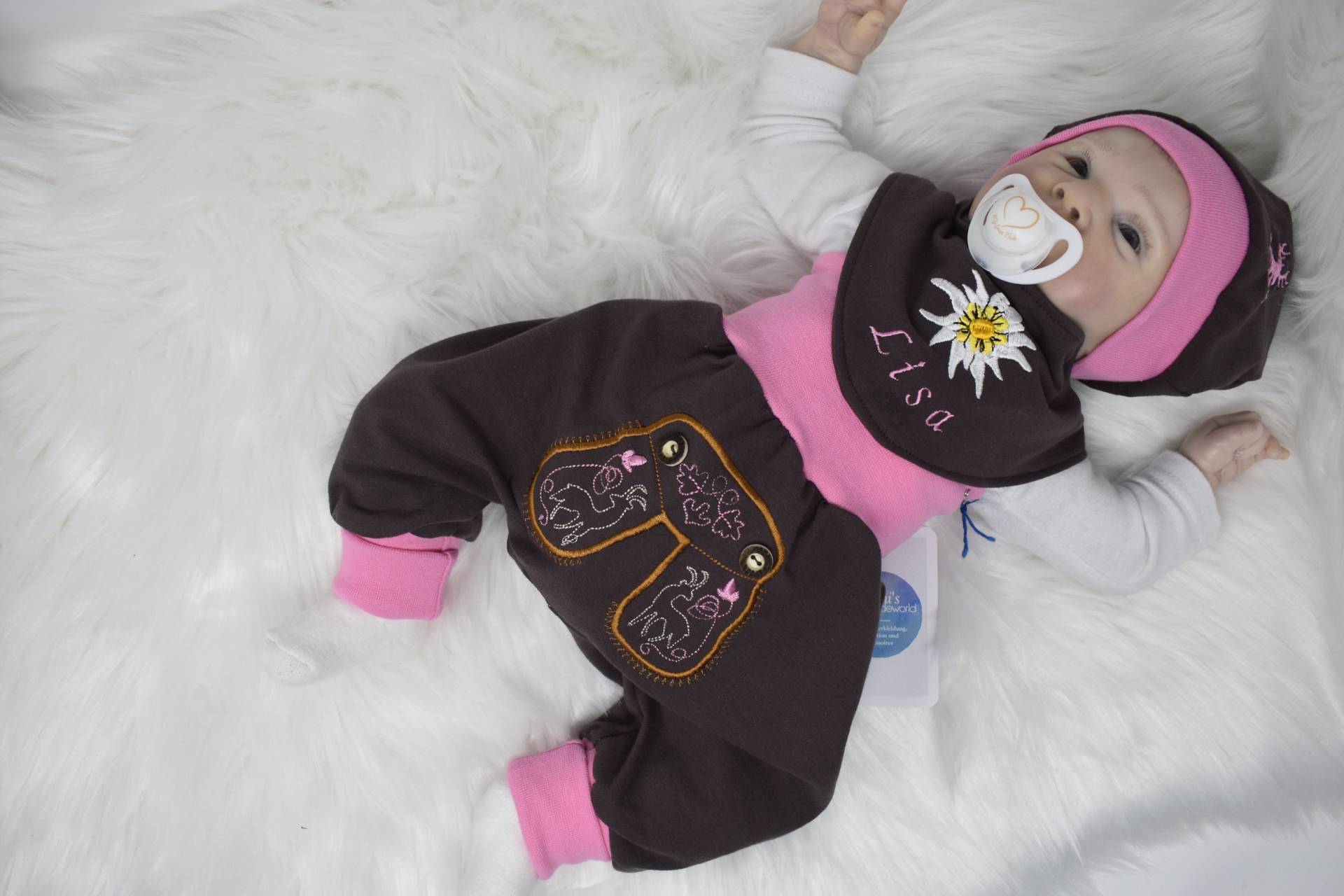 Trachten-Set "Rosa" von KathisHandmadeworld