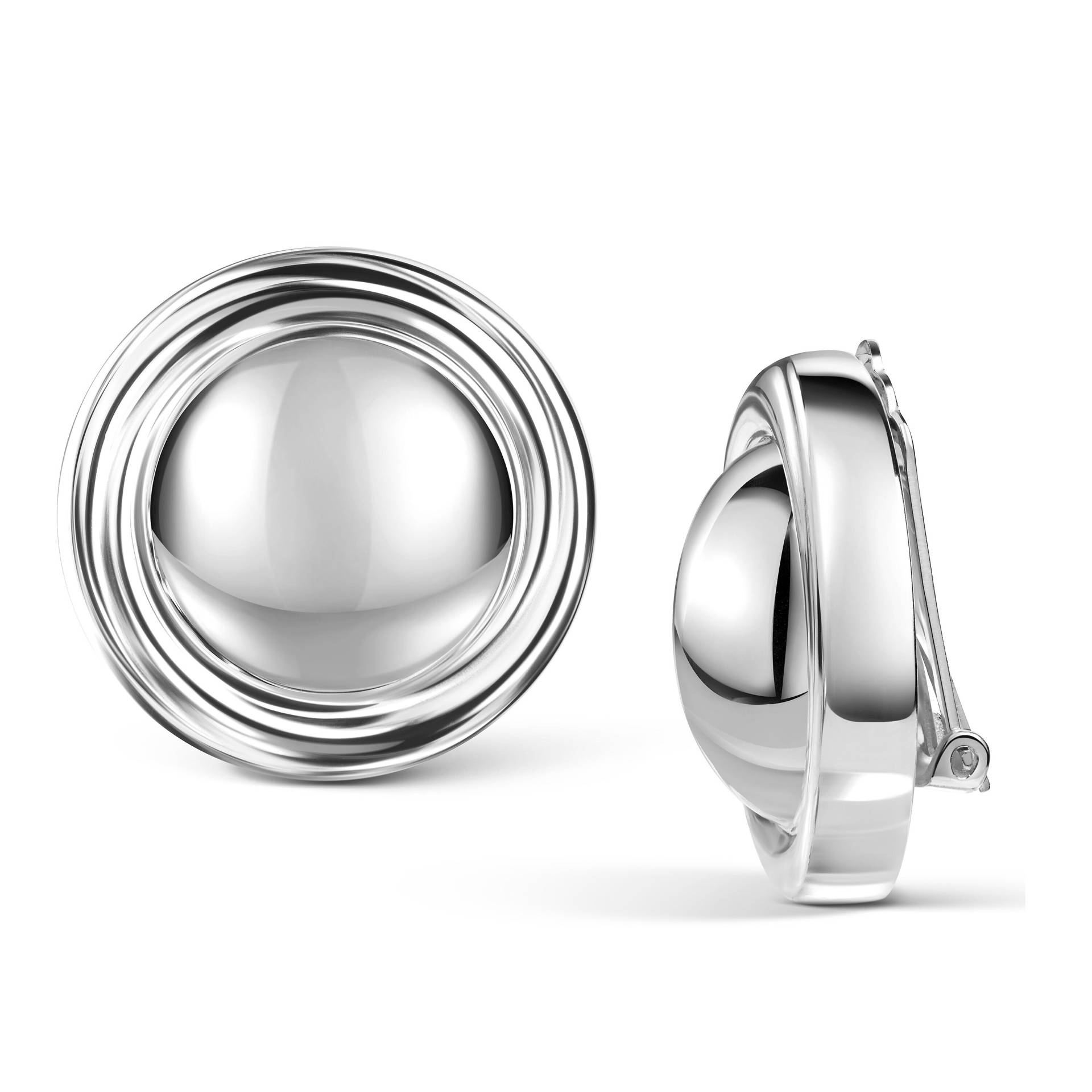 Schöne Ohrclip "Coco" Aus 925 Silber, Handgemacht in Der Goldstadt Pforzheim von KathisSilberschmuck