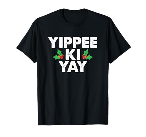 Kathleen Jane Designs Yippee Ki Yay Lustige Weihnachten Männer T-Shirt Schwarz Kurzarm S Klassisch Weihnachten Urlaub Winter Kathleen Jane Designs Yippee Ki Yay Lustige Weihnachten Männer T-Shirt Schwarz Kurzarm S Klassisch Weihnachten Urlaub Winter von Kathleen Jane Designs