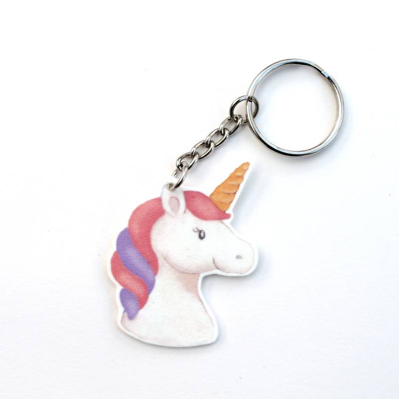 Einhorn Schlüsselanhänger Einhorn Schlüsselanhänger von KathleenIllustration
