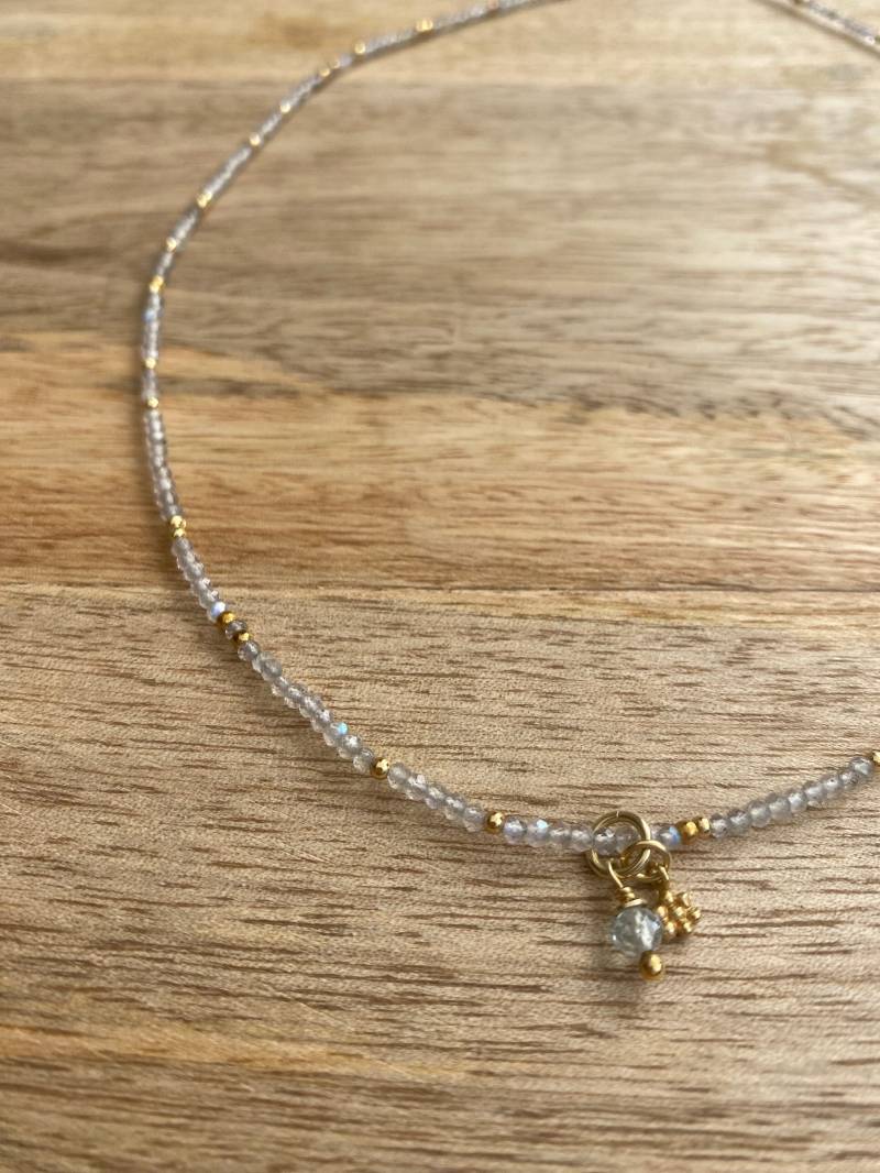 Kette Aus Labradorith Kette Aus Labradorith von KathrinsKettenkram