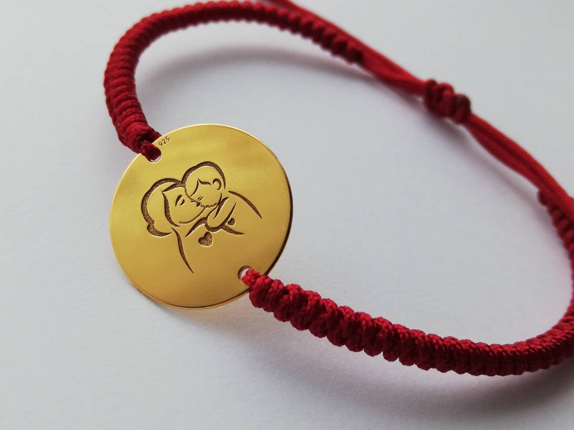 Personalisierte Geschenkidee Für Mama's. in Mamas Umarmungsarmband. Babypartygeschenk Neue Mamma. Verbindung Mutter Und Baby. Mama Des Jungen von KathrynsBracelet