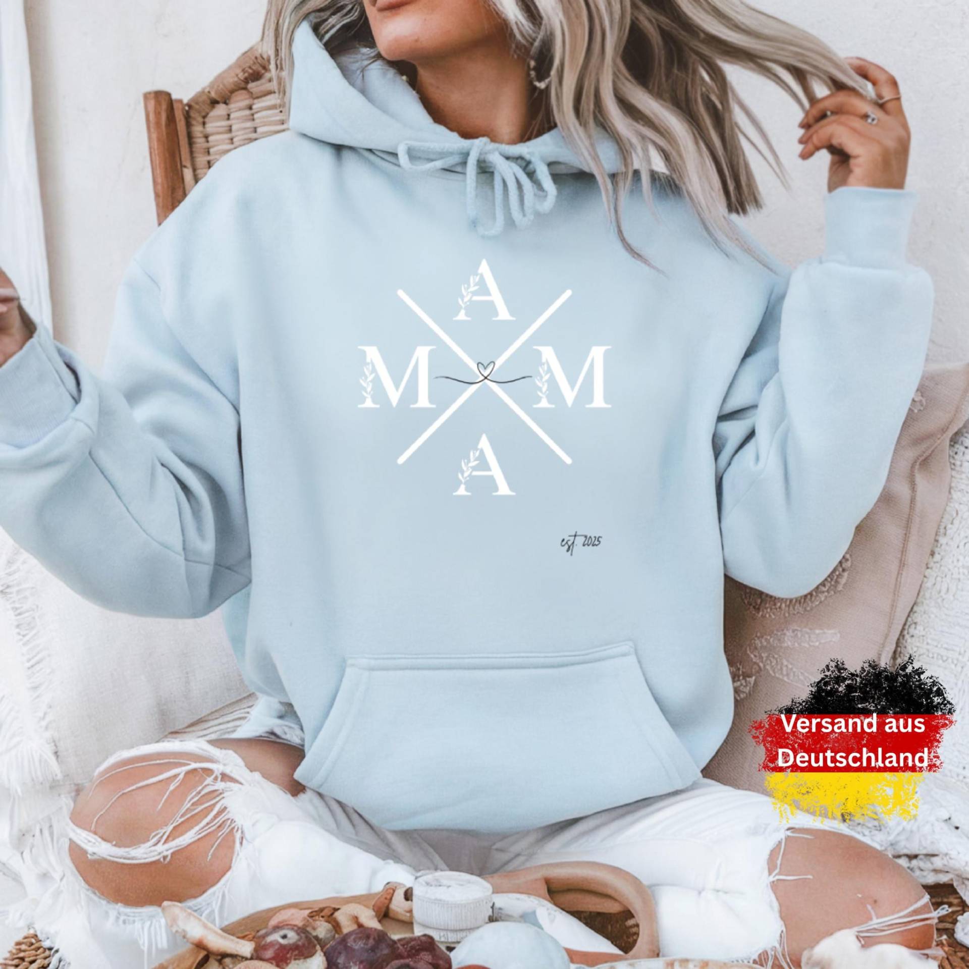 Mama Hoodie | Unisex Sweatshirt Minimalist Motherhood Gift von KathscheKadabra
