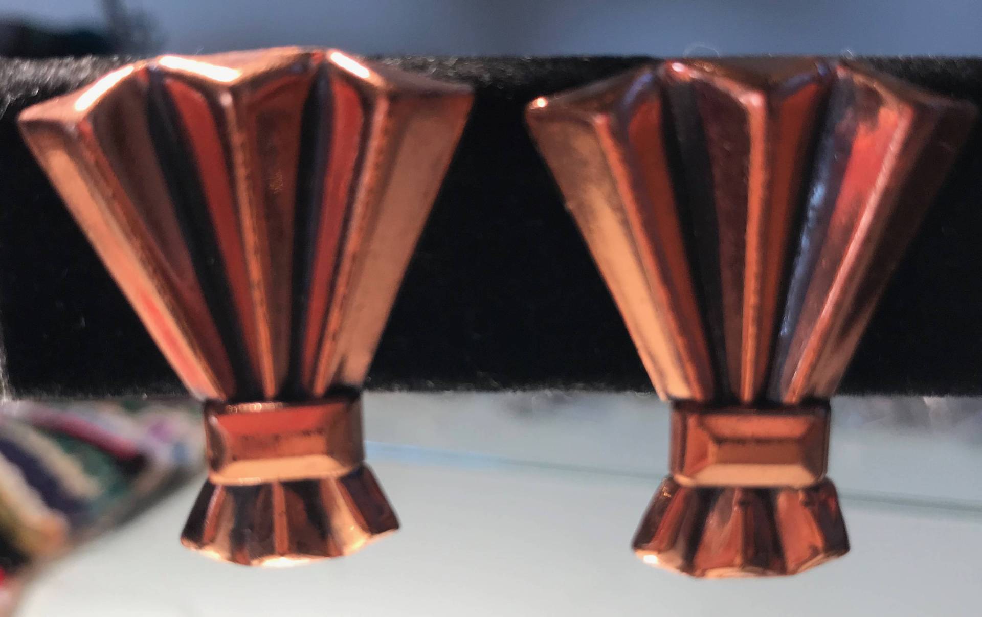 Vintage Kupfer Ohrclips von KathySolomon