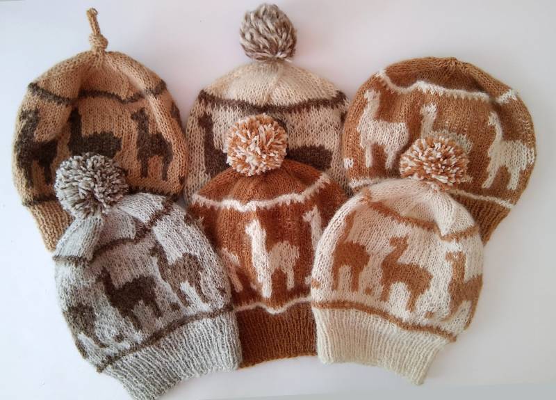 Benutzerdefinierte Gestrickte Alpaka Bommel Mütze Natürliche Lama Lover Hut Benutzerdefinierte Gestrickte Alpaka Bommel Mütze Natürliche Lama Lover Hut von KathyZolaFiber