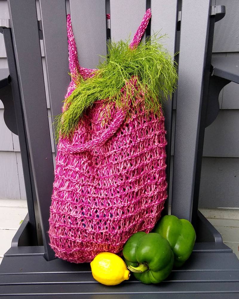 Rote Markttasche Mit Schulterriemen, Handgestrickter Baumwoll-Einkaufssack, Dehnbare Tasche Henkeln, Schneller Versand, Umweltfreundlich Rote Markttasche Mit Schulterriemen, Handgestrickter Baumwoll-Einkaufssack, Dehnbare Tasche Henkeln, Schneller Versand, Umweltfreundlich von KathyZolaFiber