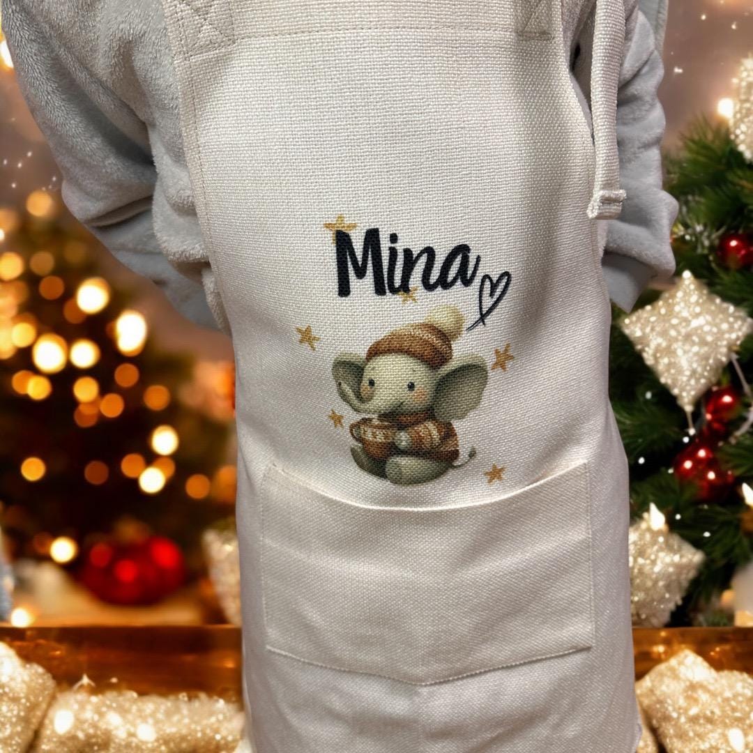 Kinder Schürzen Personalisiert/Weihnachtlich/ Kinder Schürzen Personalisiert/Weihnachtlich/ von KathysBastelShop