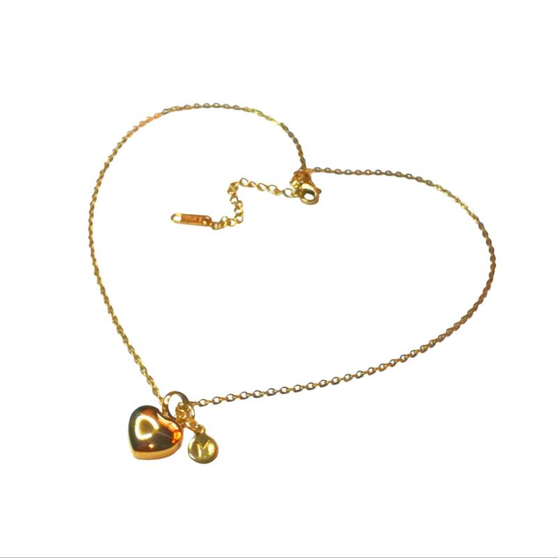 Trauer/Gedenk Halskette Haustier + Urnen Herzanhänger, Befüll Bar, Kette Edelstahl Buchstabe Vergoldet 18K, Personalisierbar, Hypoallergen von KatiEagleYewellery