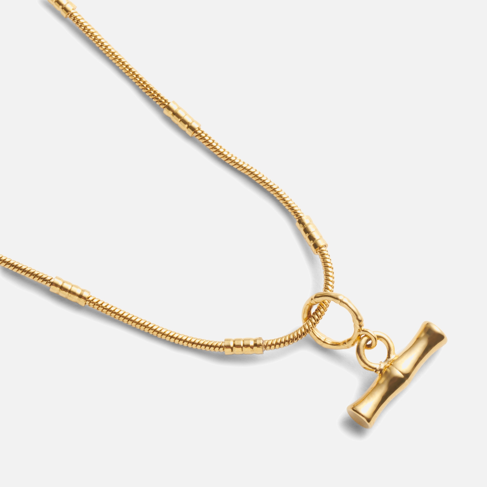 Katie Loxton Bamboo 18-Karat Gold-Plated Necklace von Katie Loxton