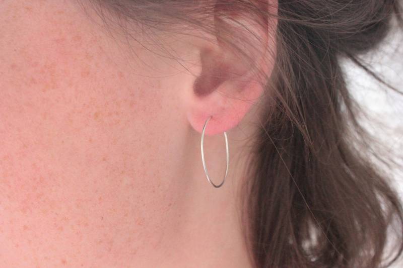 Recycling Handgefertigte Silber Reifen von KatieWhittakerDesign