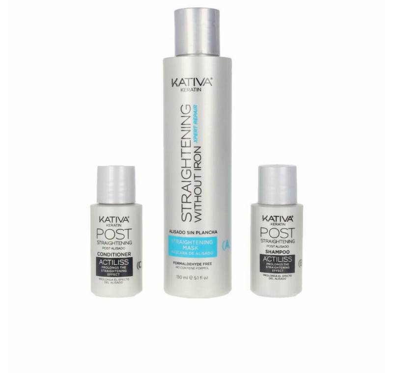 Kativa Haarkur Keratin Anti-Frizz Smoothing Without Iron Repair Tips Set 3 Pieces Kativa Haarkur Keratin Anti-Frizz Smoothing Without Iron Repair Tips Set 3 Pieces von Kativa