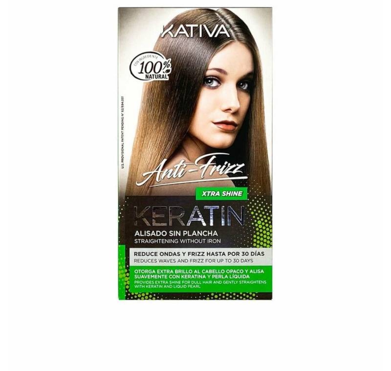 Kativa Haarpflege-Set Keratin Anti-Frizz Straightening Extra Shine von Kativa