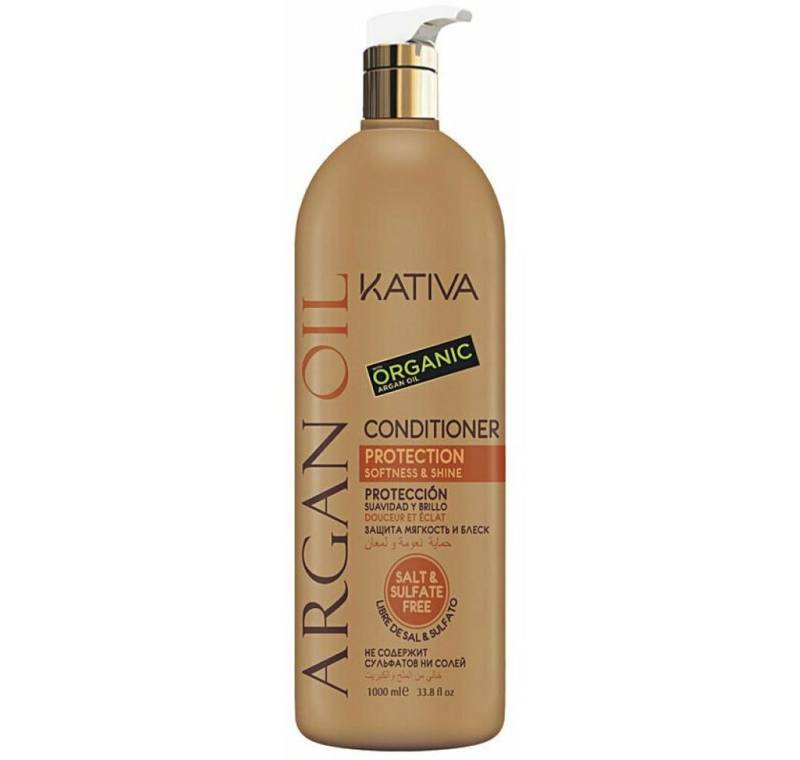 Kativa Haarspülung Argan Oil Conditioner Protection Softness & Shine 1000ml von Kativa