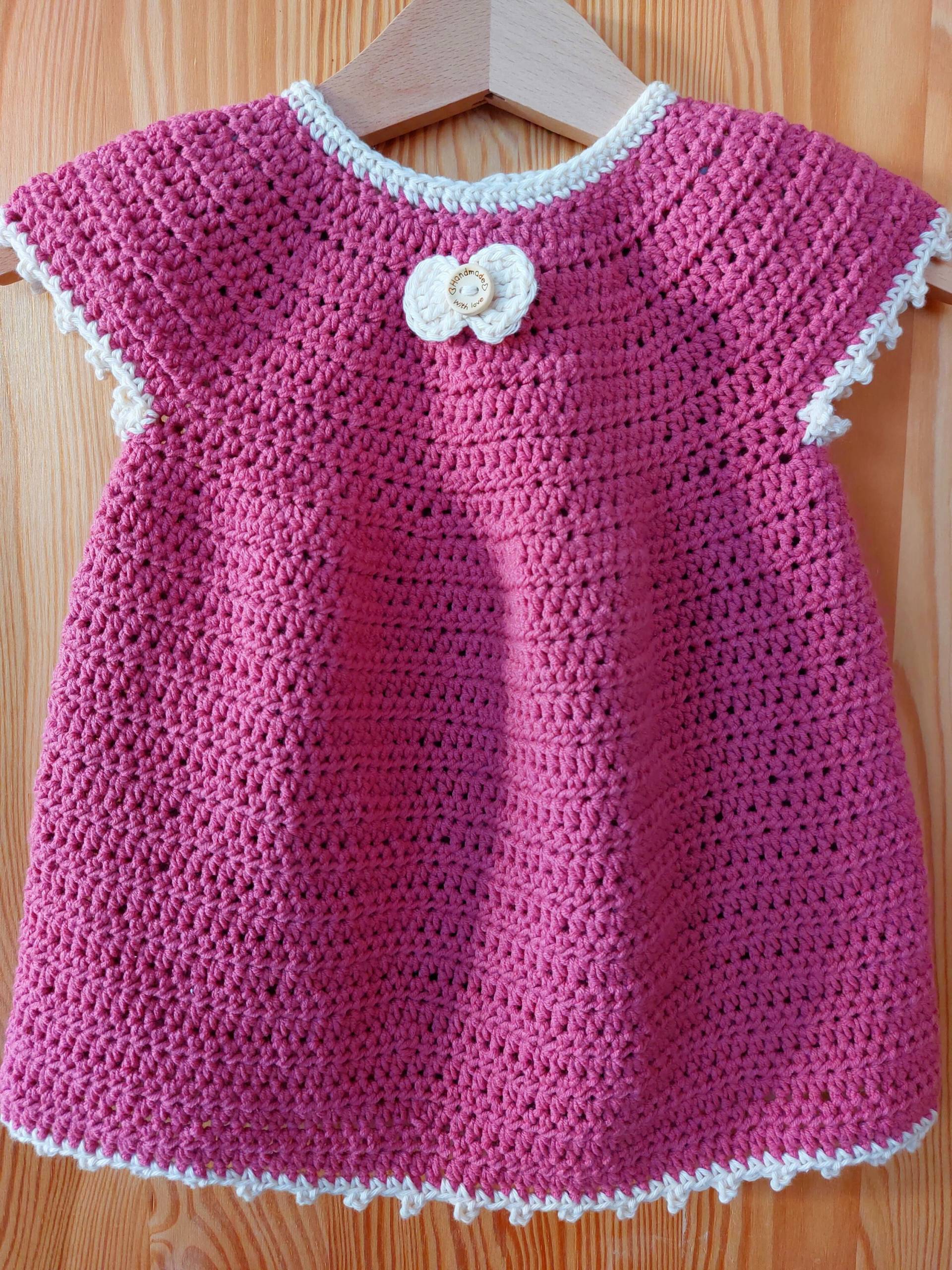 Babykleid "Little Sun", Gehäkelt, Gr. 68/74 Babykleid "Little Sun", Gehäkelt, Gr. 68/74 von KatjAmigurumi