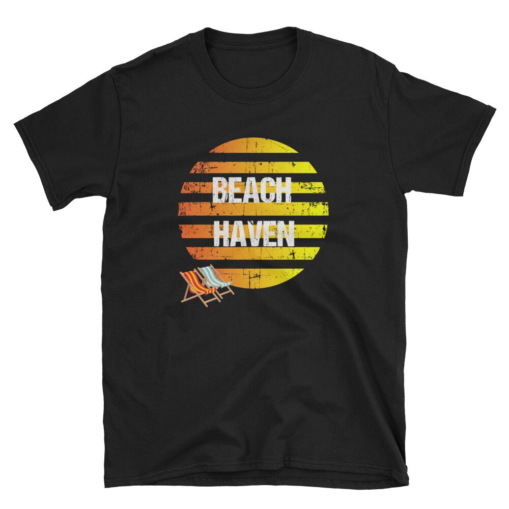 Beach Haven Urlaub Spot Geschenk Shirt New Jersey Strand Sommer Fun Sonne Tan Ozean Surfen Sand Schwimmen Weich Bequem Kurzarm Ring Sp Beach Haven Urlaub Spot Geschenk Shirt New Jersey Strand Sommer Fun Sonne Tan Ozean Surfen Sand Schwimmen Weich Bequem Kurzarm Ring Sp von Katnovations