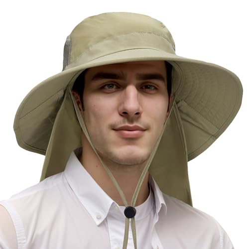 Kato Tirrinia Faltbarer Anglerhut Fischerhut mit Nackenschutz Herren Damen UV Schutz Hut, Safari Hut Gipfelfreund Sonnenhut Wanderhut Gärtenhut Tropenhut Sommerhut Outdoor Hüte Groß Herren Damen Olive Kato Tirrinia Faltbarer Anglerhut Fischerhut mit Nackenschutz Herren Damen UV Schutz Hut, Safari Hut Gipfelfreund Sonnenhut Wanderhut Gärtenhut Tropenhut Sommerhut Outdoor Hüte Groß Herren Damen Olive von Kato Tirrinia