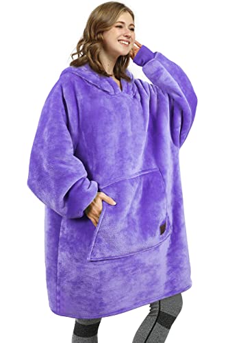 Kato Tirrinia Übergroße Hoodie-Decke, warme Geschenke für Frauen, gemütliches Sherpa-Sweatshirt, weiche tragbare Fleecedecke, riesiger Hoody-Pullover mit Vordertasche, Erwachsene, Herren, Freunde, Kato Tirrinia Übergroße Hoodie-Decke, warme Geschenke für Frauen, gemütliches Sherpa-Sweatshirt, weiche tragbare Fleecedecke, riesiger Hoody-Pullover mit Vordertasche, Erwachsene, Herren, Freunde, von Kato Tirrinia