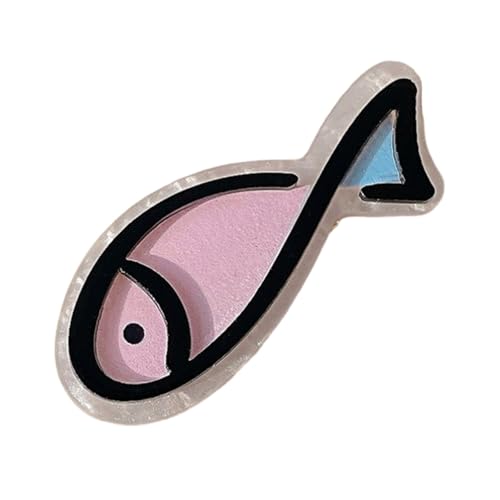 1 paar Nette Cartoon Acryl Fisch Form Haar Pin Exquisite Seite Pony Haarnadel Mädchen Süße Haar Clip Mode Zubehör von Katolang