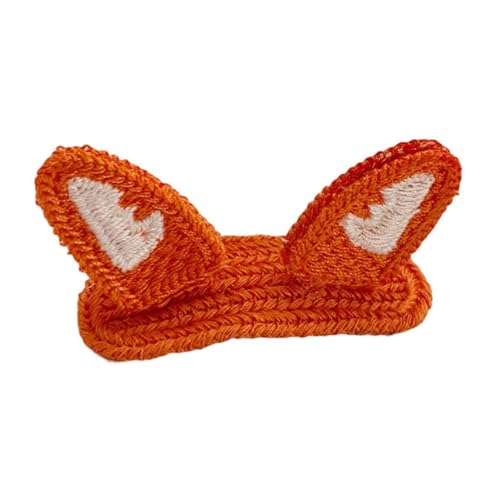 Haarspange Giraffe Katze Bär Ohr Frosch Augen Cartoon Tier Design Starke Griff Haar Zubehör Rutschfeste Mädchen Kinder Stricken Haar von Katolang