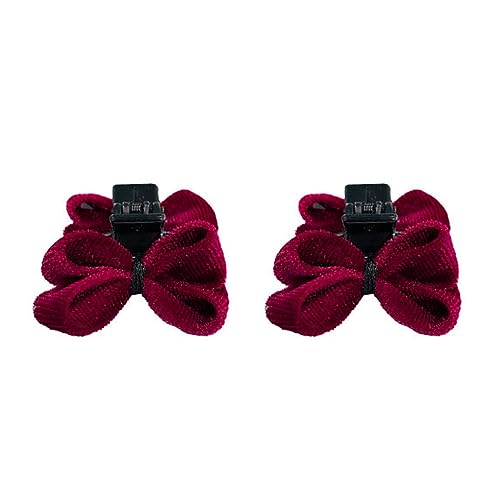 Schöne Exquisite Seite Pony Haarnadel Samt Bowknot Dekor Prinzessin Kleine Haarspange Styling Zubehör Mädchen Haarnadel von Katolang