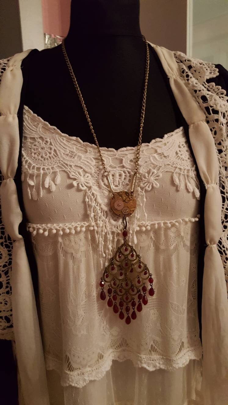 Vintage Steampunkkette Von Katrin Ostwood Upcycling, Necklace Vintage Steampunkkette Von Katrin Ostwood Upcycling, Necklace von KatrinOstwood