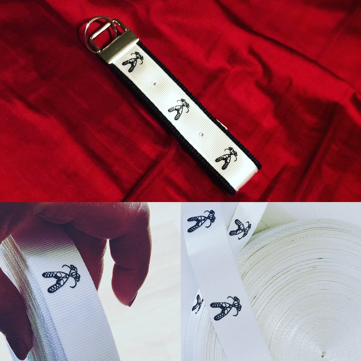 Personalisierte Individuell Bedruckte Ripsband, Voller Farbe Gedruckt Waschbar Permanente Tinte, Benutzerdefinierte Gedruckten Band Personalisierte Individuell Bedruckte Ripsband, Voller Farbe Gedruckt Waschbar Permanente Tinte, Benutzerdefinierte Gedruckten Band von KatsSideKicks