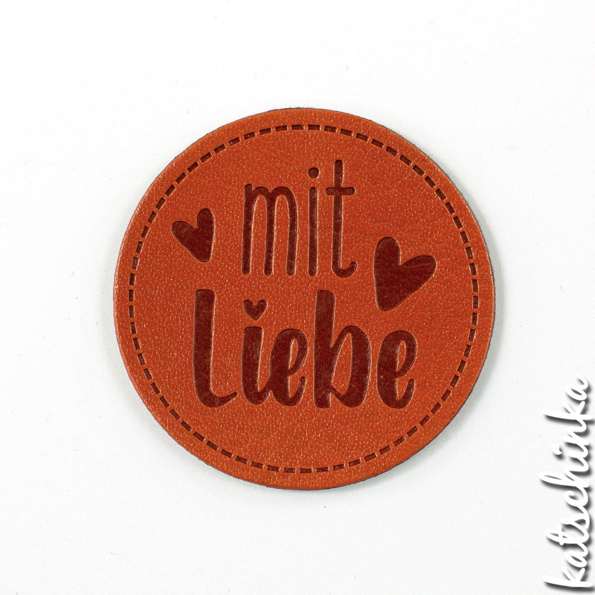 Kunstleder Label - Mit Liebe | 1 Stück, Handmade, Etiketten, Kunstleder-Labels, Kleidungsetiketten Kunstleder Label - Mit Liebe | 1 Stück, Handmade, Etiketten, Kunstleder-Labels, Kleidungsetiketten von KatschinkaDesign