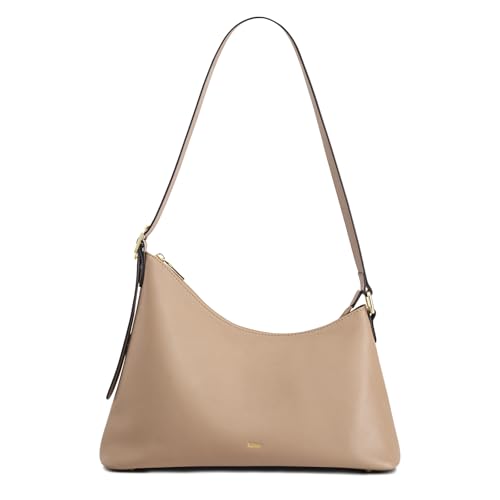 Kattee Hobo-Taschen für Damen trendige Handtaschen und Geldbörsen aus weichem Leder geschwungene Designer-Schultertasche mit Kartenfach von Kattee