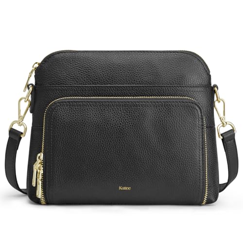 Kattee Leder-Umhängetaschen für Damen Schulterhandtasche Geldbörse Crossbody-Tasche für Damen Trendig Kattee Leder-Umhängetaschen für Damen Schulterhandtasche Geldbörse Crossbody-Tasche für Damen Trendig von Kattee
