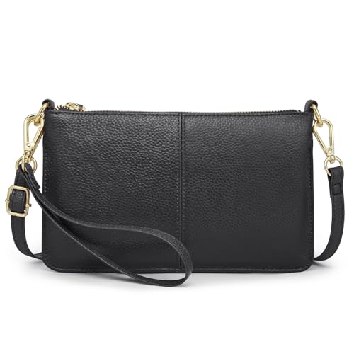 Kattee Leder-Umhängetaschen für Damen Trendy Kleine Schultertaschen und Handtaschen von Kattee